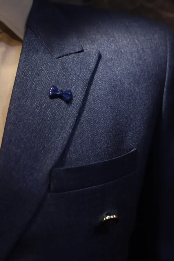 Antique Blue Neckwear Lapel-Pin