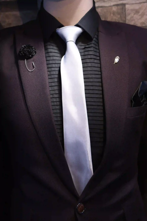 Silk White Tie